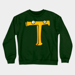 funny Letter,Christmas Gifts,A wonderful gift for those who start their name with T letter Crewneck Sweatshirt